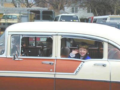 Keith's boys ready for the Parade!